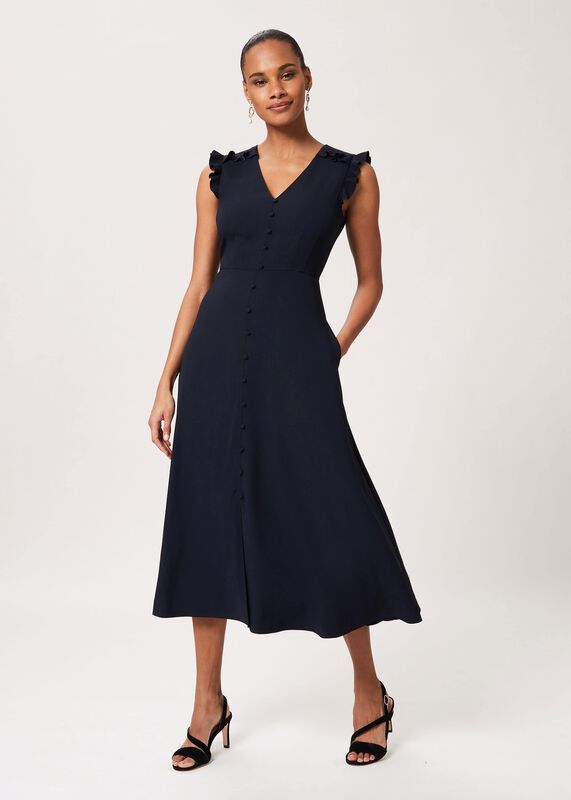 Vivien Satin Midi Dress