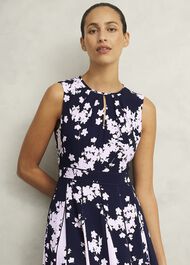 Angelica Dress, Midnight Pink, hi-res