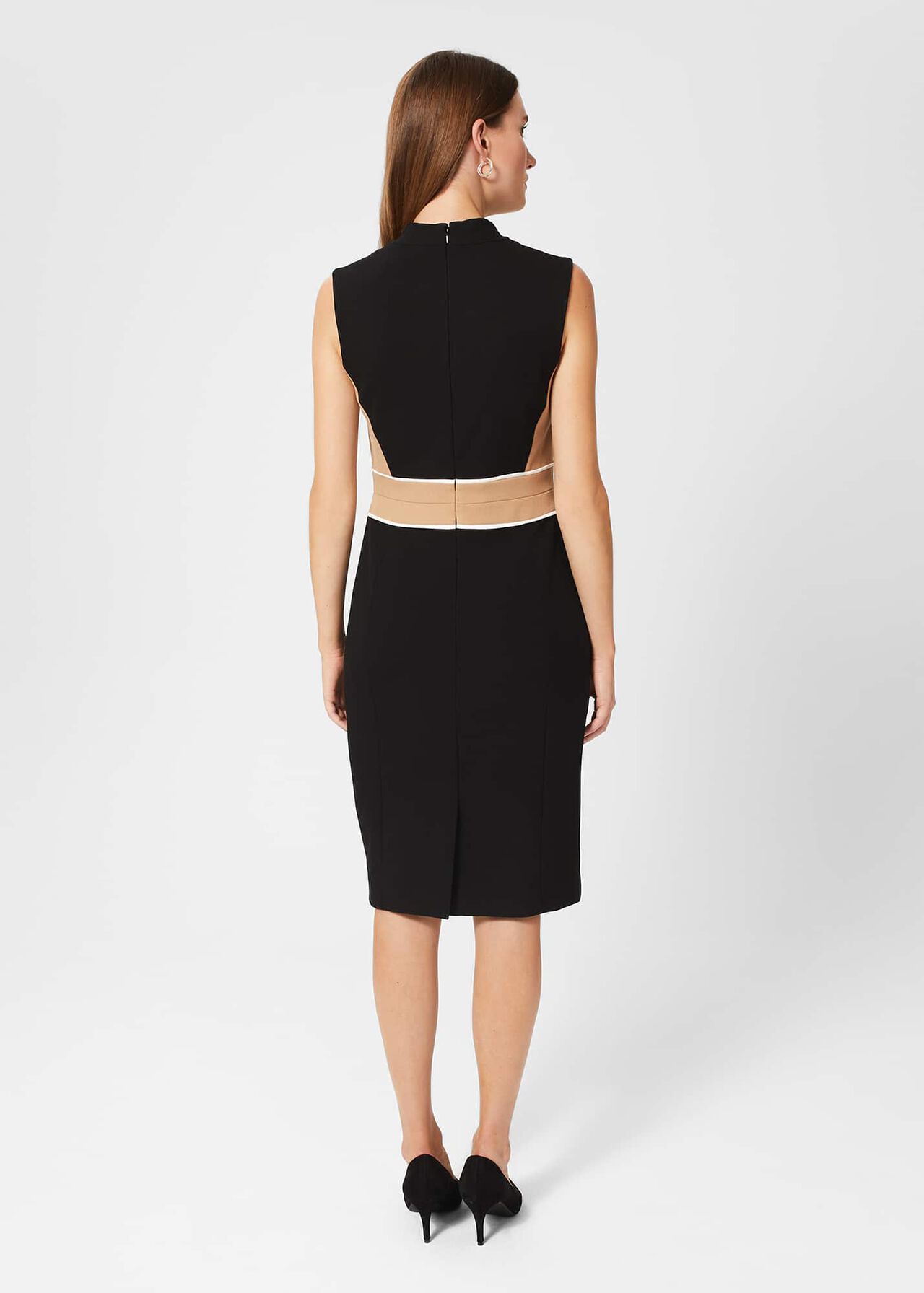 Fatima Dress, Black Camel, hi-res