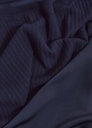 Trina knitted top, Hobbs Navy, hi-res