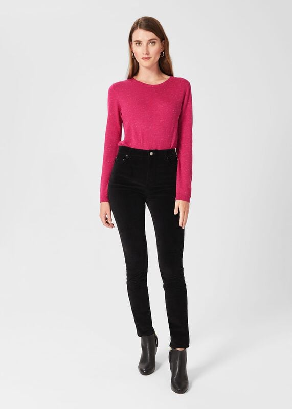Gia Velvet Skinny Jeans