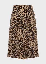 Petite Daphne Skirt, Camel Black, hi-res