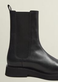 Sawyer Leather Chelsea Boots, Black, hi-res