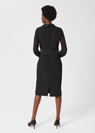 Fridah Tux Dress, Black, hi-res