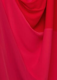 Jilly Fit And Flare Dress, Raspberry Red, hi-res