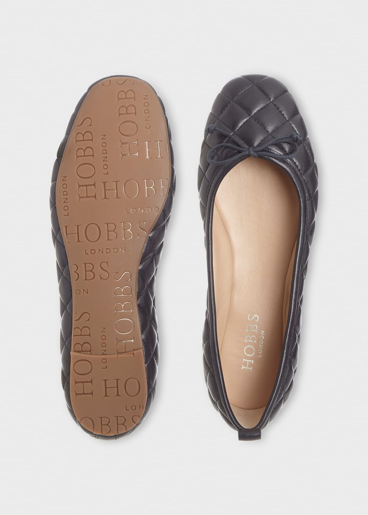 Hattie Ballet Flats, Navy, hi-res