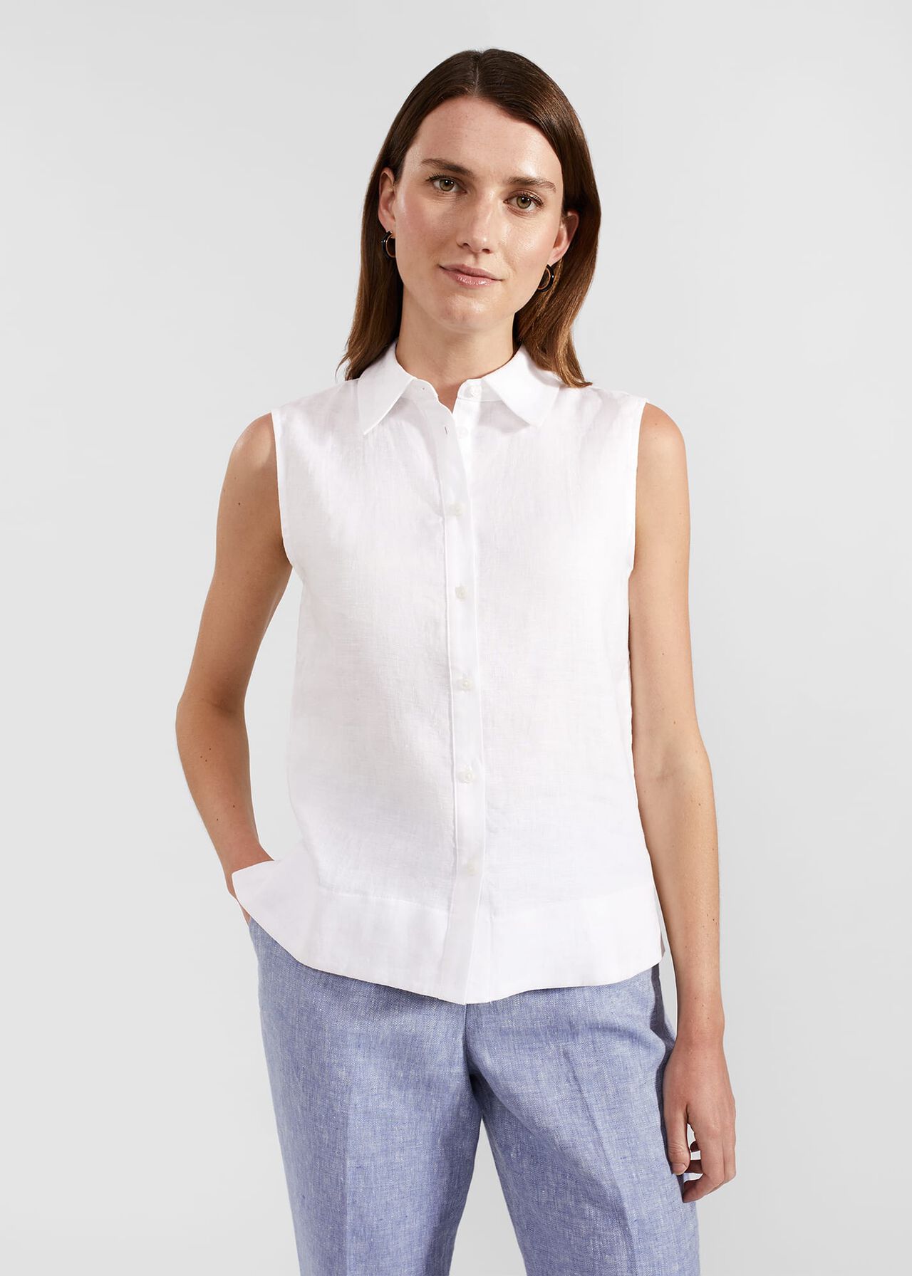 Salem Top, White, hi-res