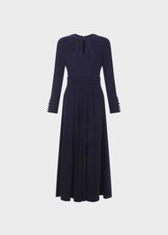Suri Jersey Fit And Flare Dress, Midnight, hi-res