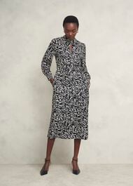 Cynthia Dress, Black Cream, hi-res