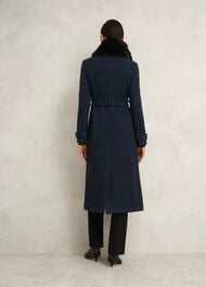 Petite Celeste Coat, Navy, hi-res