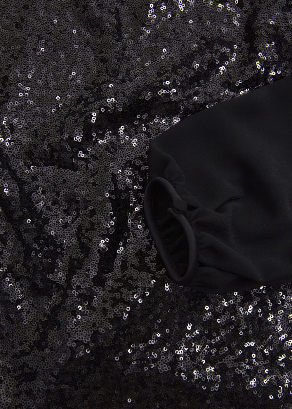 Zariah Sequin Top, Black, hi-res