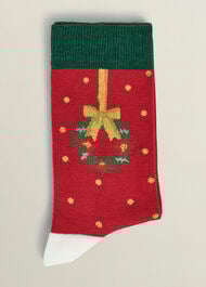 Christmas Socks, Red Multi, hi-res