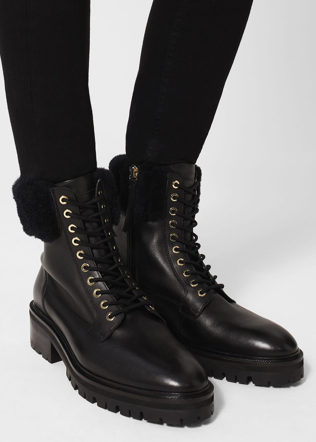 Dani Ankle Boot, Black, hi-res