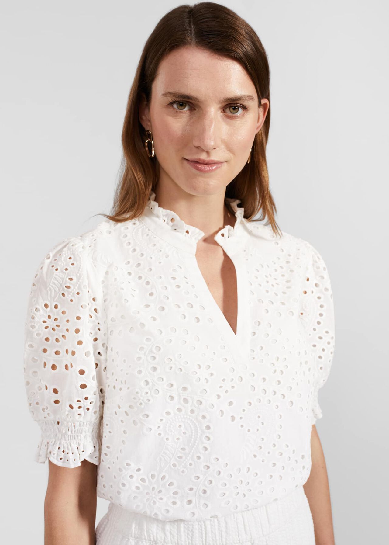 Isabelle Blouse, White, hi-res