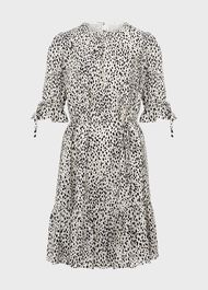 Devereux Dress, Cream Black, hi-res