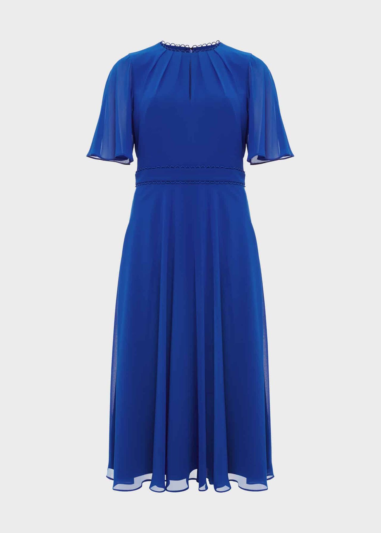 Petite Samara Fit And Flare Dress, Lapis Blue, hi-res