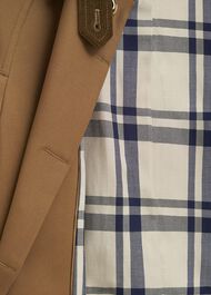 Vienna Shower Resistant Trench Coat, Cinnamon Brown, hi-res