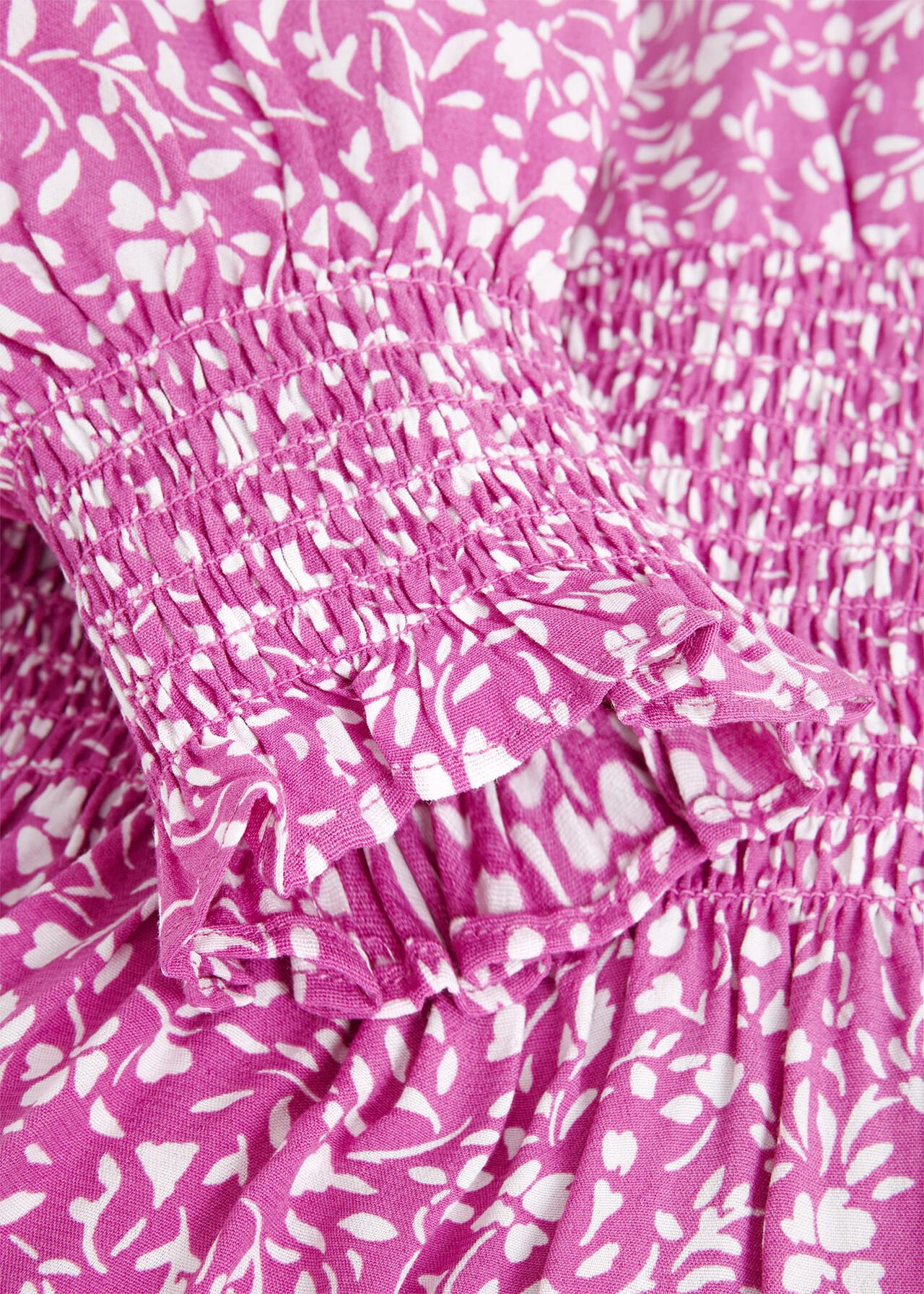 Samira Floral Blouse, Violet Ivory, hi-res