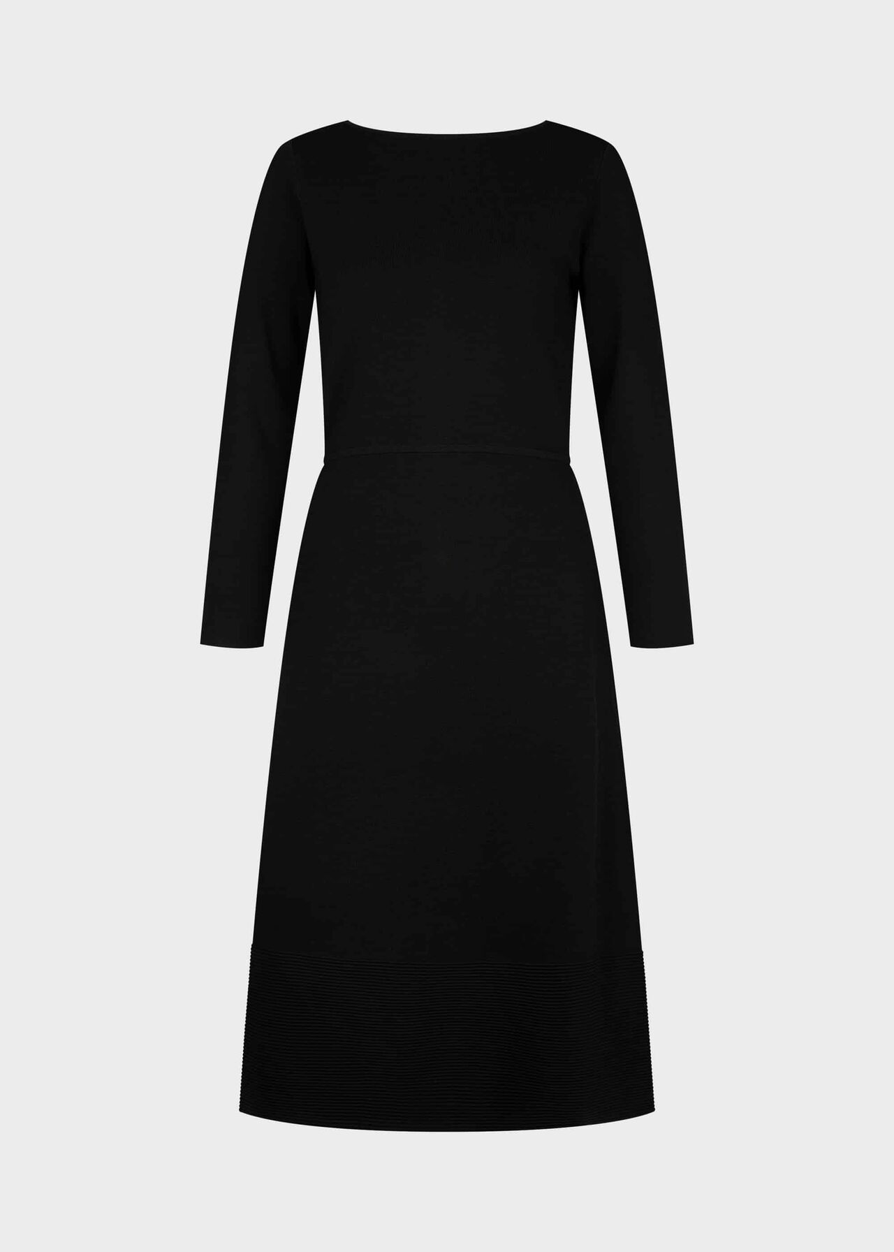 Rebecca Knitted Dress, Black, hi-res