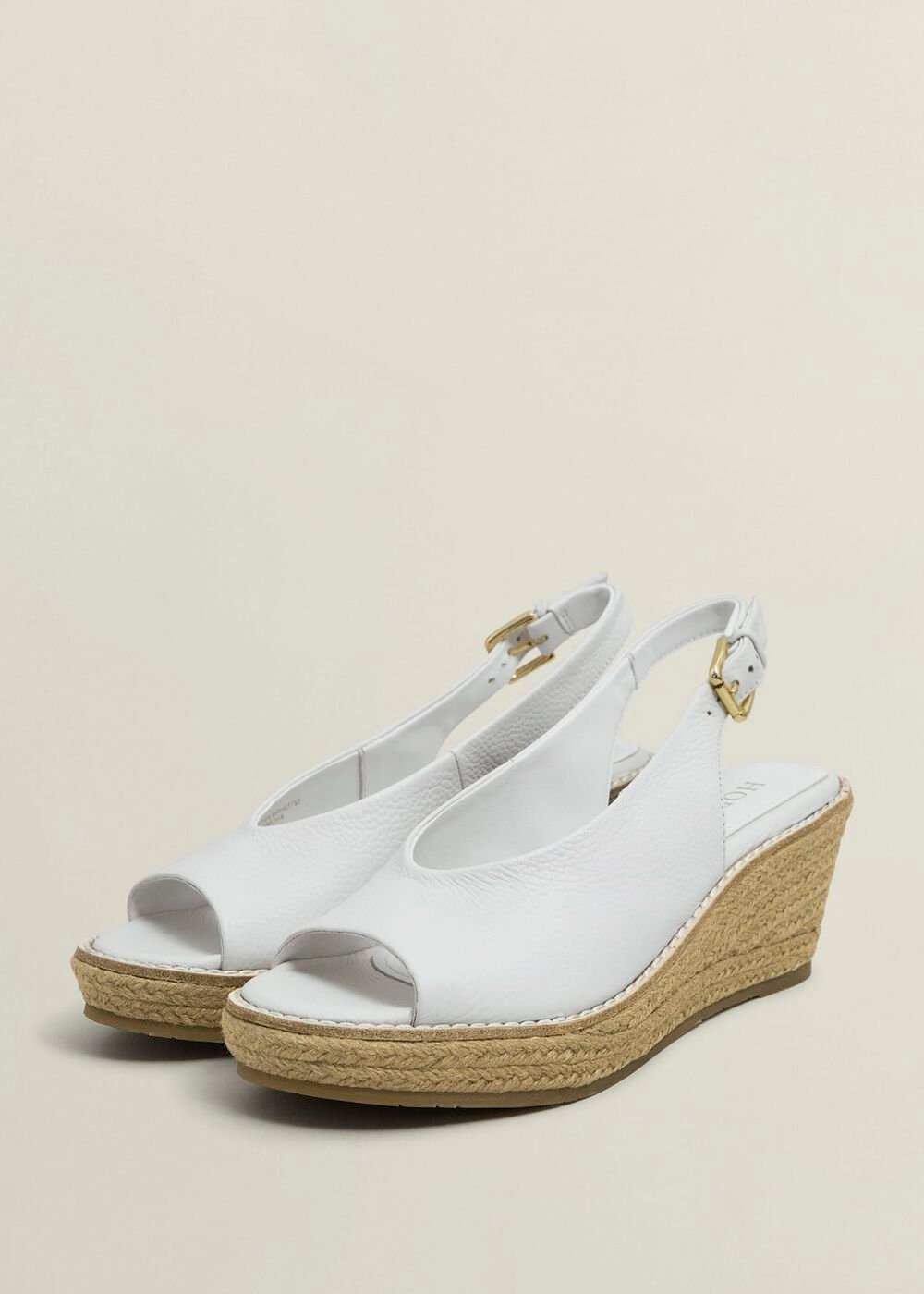 Kali Leather Espadrilles, Ivory, hi-res