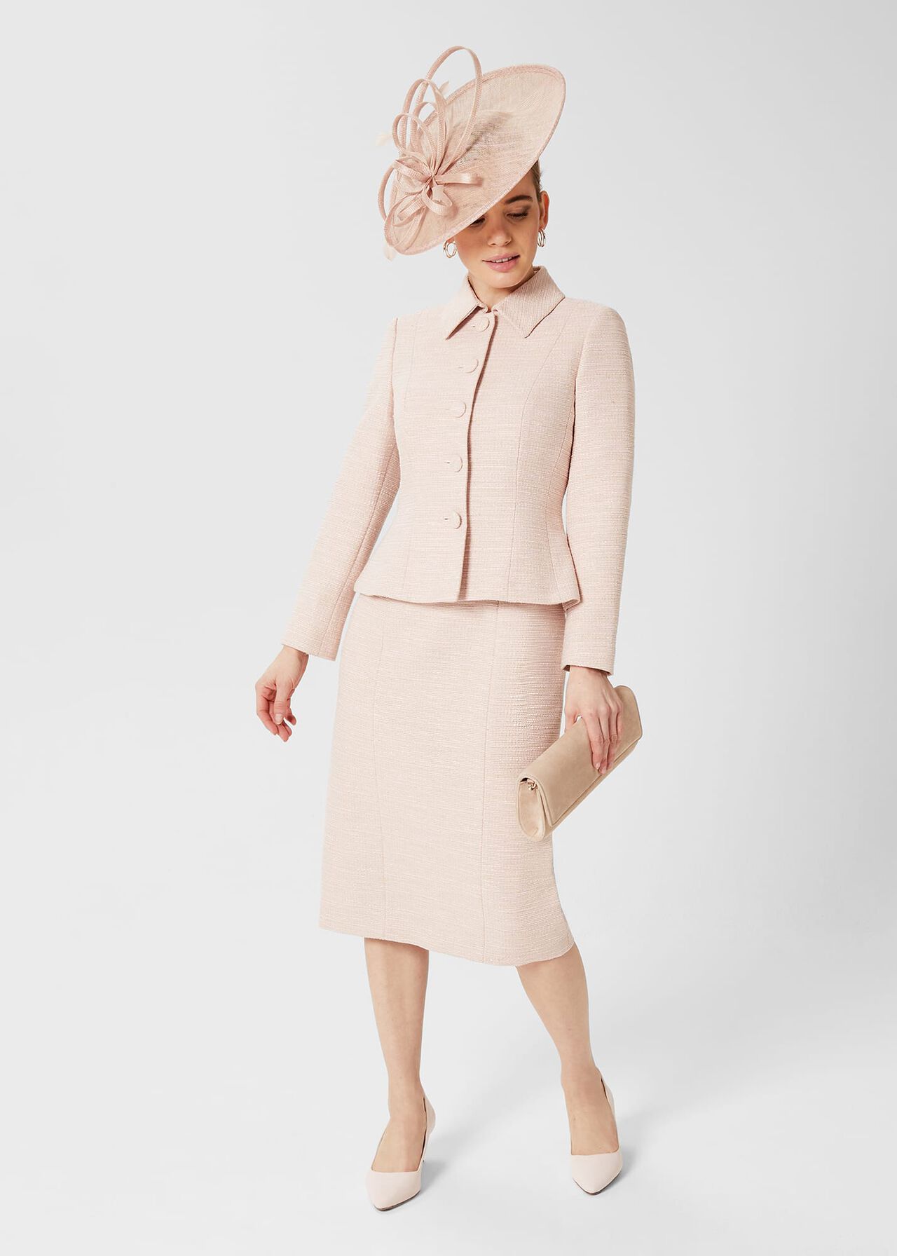 Petite Amelie Dress, Oyster, hi-res