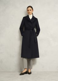 Livia Wool Coat, Black, hi-res