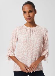 Cosette Blouse, Pink Ivory, hi-res