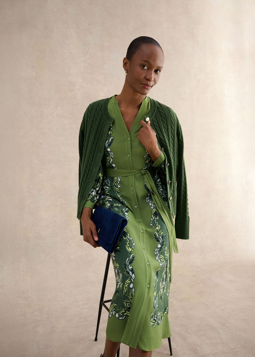 Apolline Dress, Green Multi, hi-res