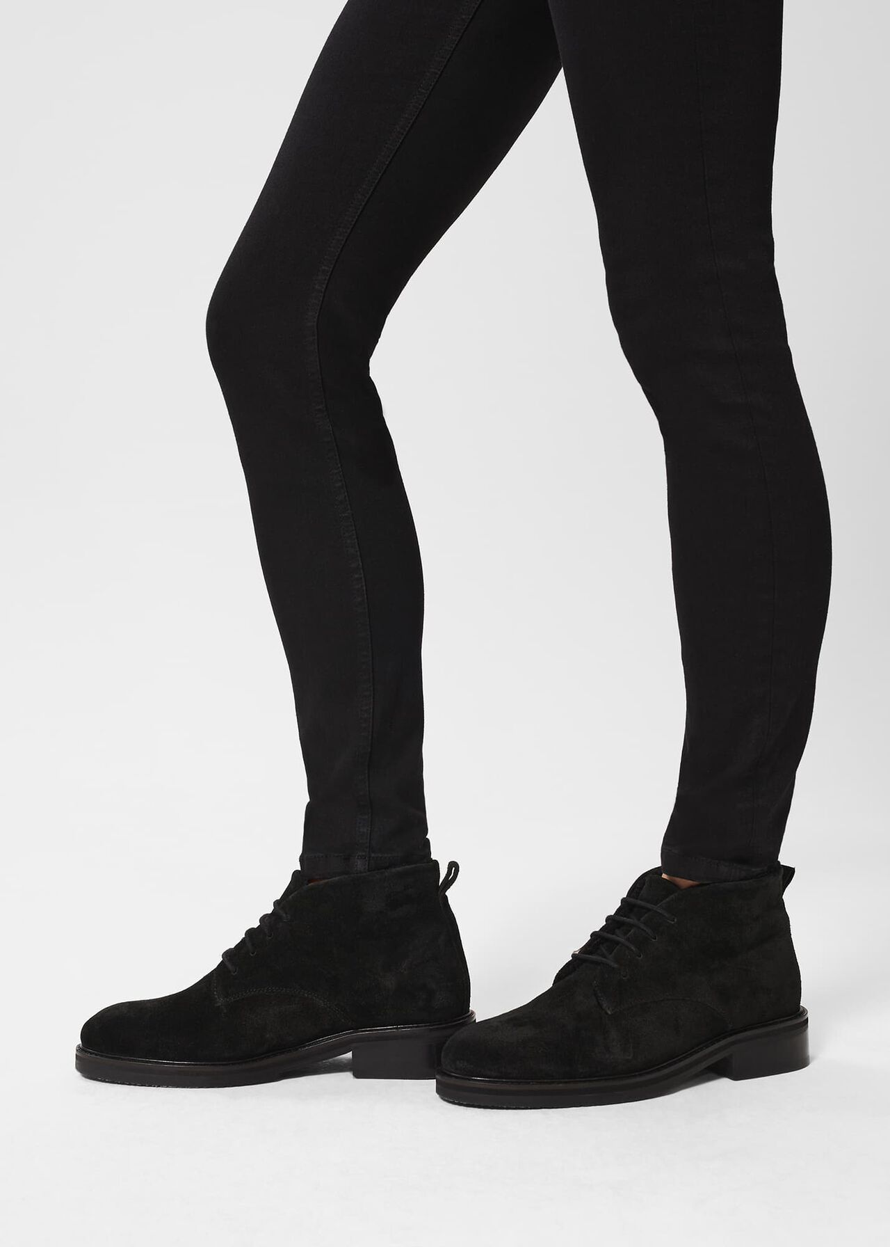 Agnes Fur Boots, Black, hi-res
