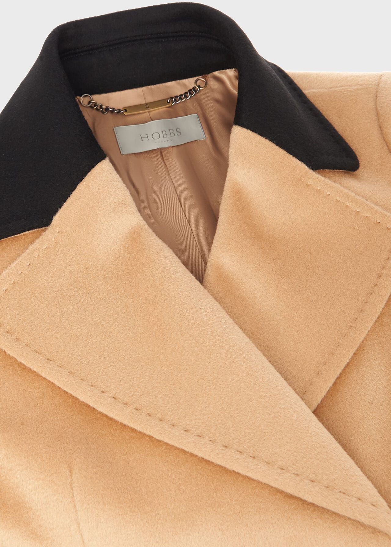 Jacqueline Coat, Camel Black, hi-res