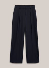 Dannie Wide Leg Trousers, Hobbs Navy, hi-res