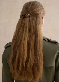 Kathy Hair Clip, Brown Multi, hi-res
