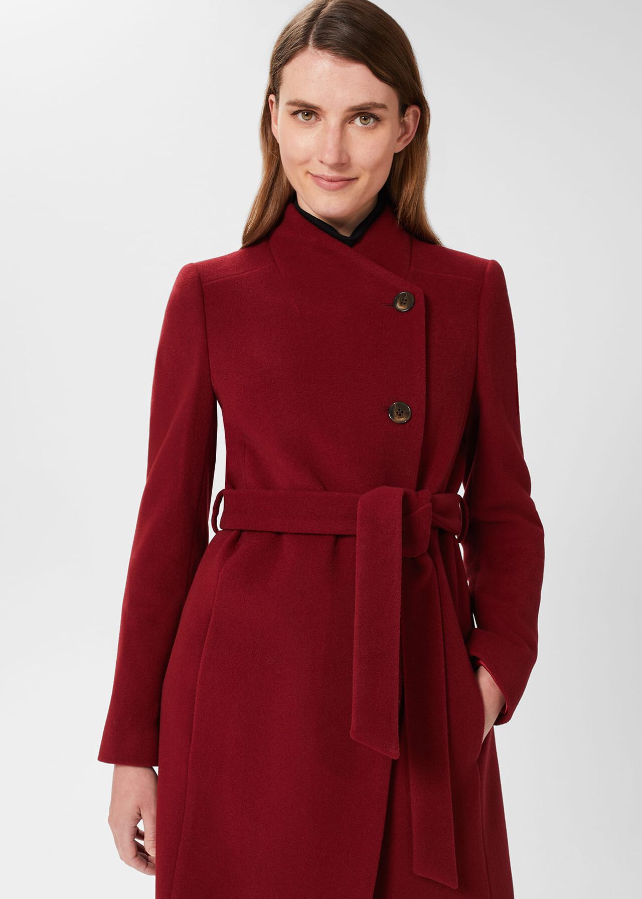 Asher Coat, Vermillion Red, hi-res