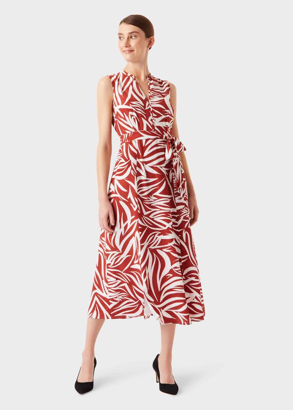 Shelly Printed Belted Dress