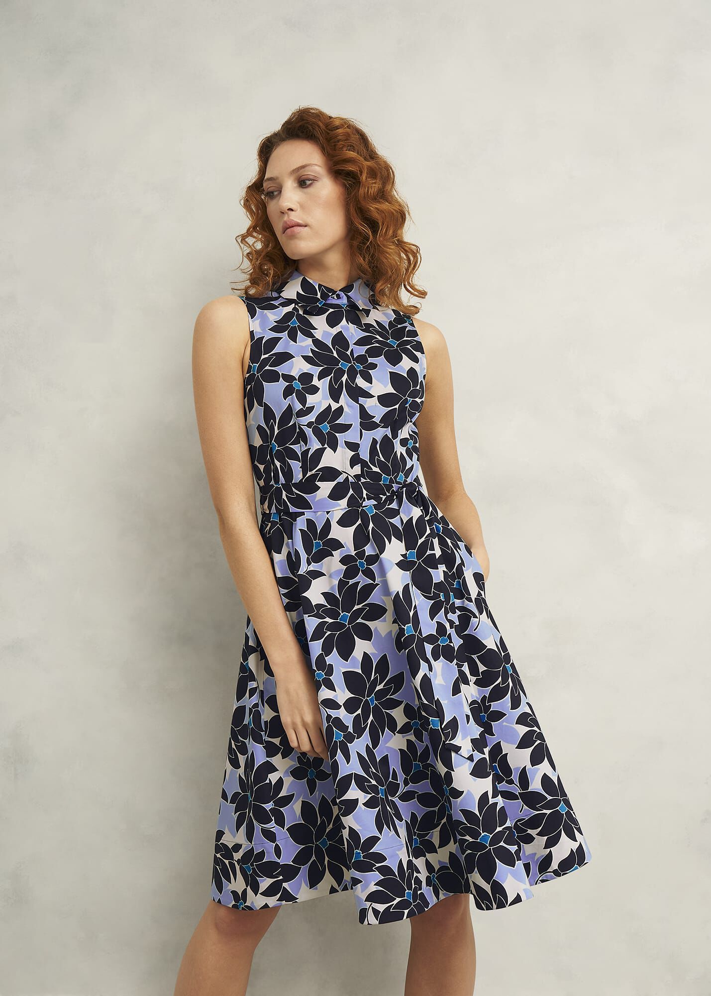 Beki Cotton Dress | Hobbs US |