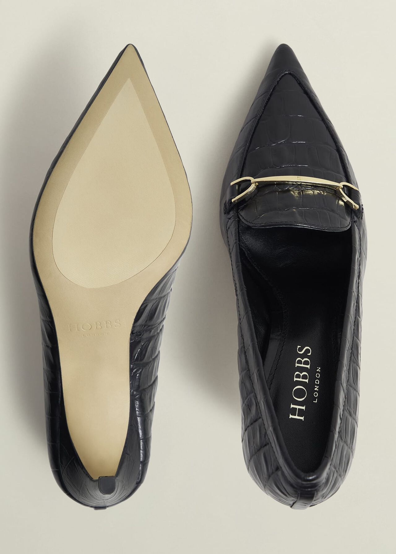 Ros Pumps, Black, hi-res