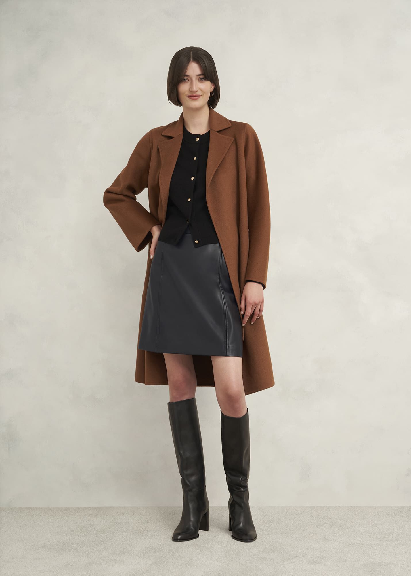 Annabelle Leather Skirt | Hobbs US |
