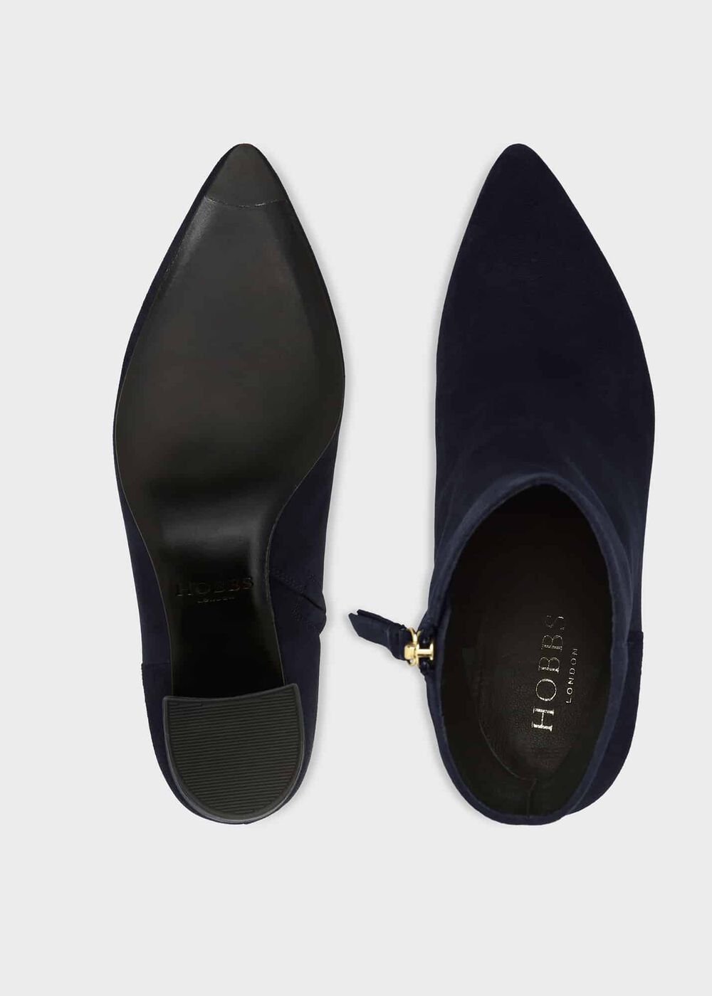 Lyra Ankle Boots, Navy, hi-res