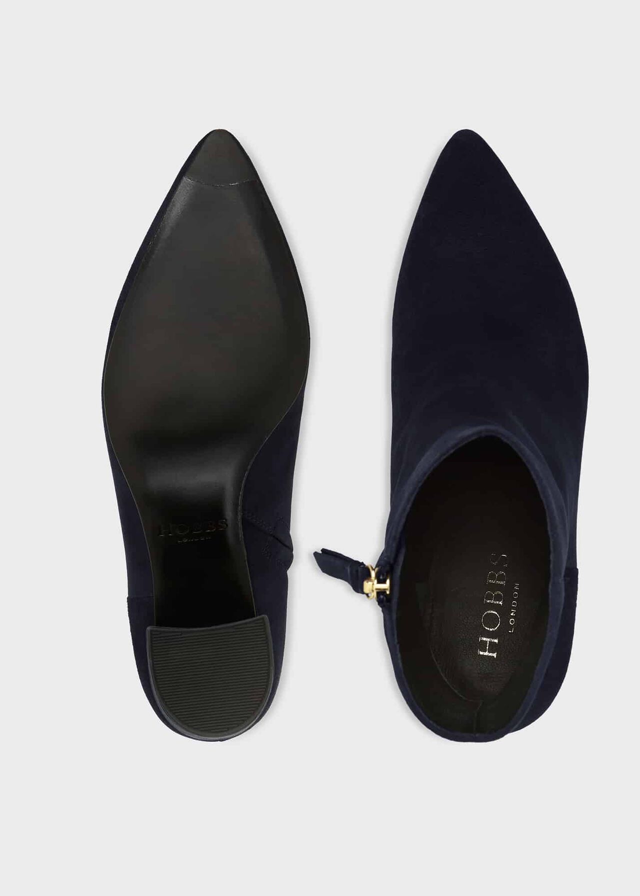 Lyra Ankle Boots, Navy, hi-res