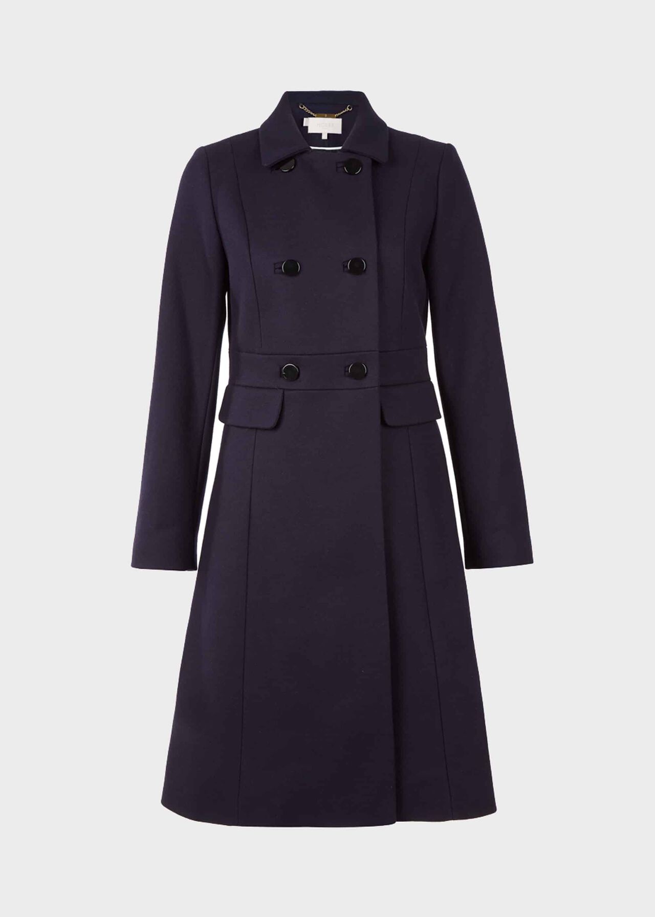 Petite Corrine Wool Blend Coat Navy