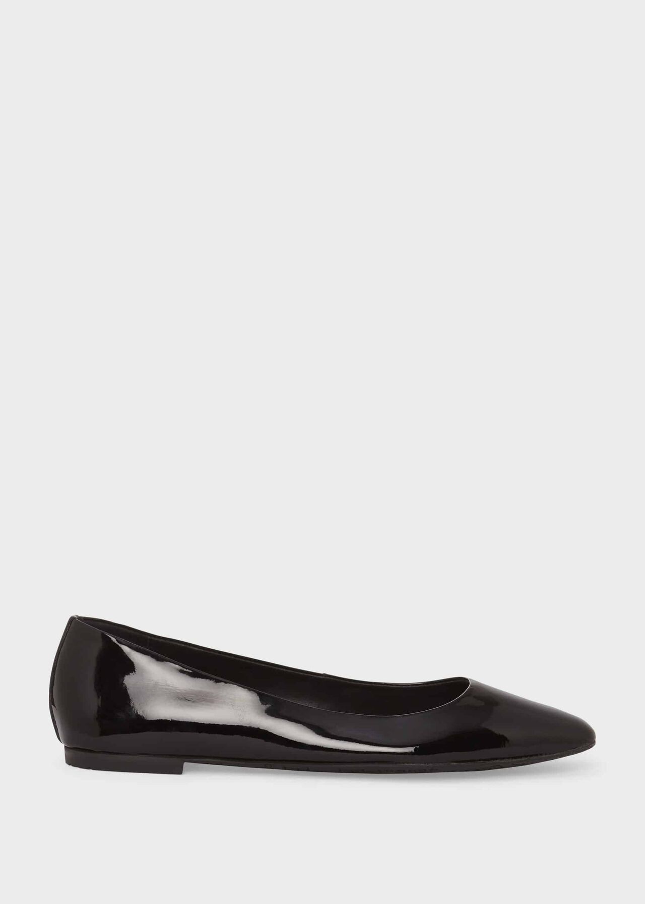 Jemma Patent Ballerinas, Black, hi-res