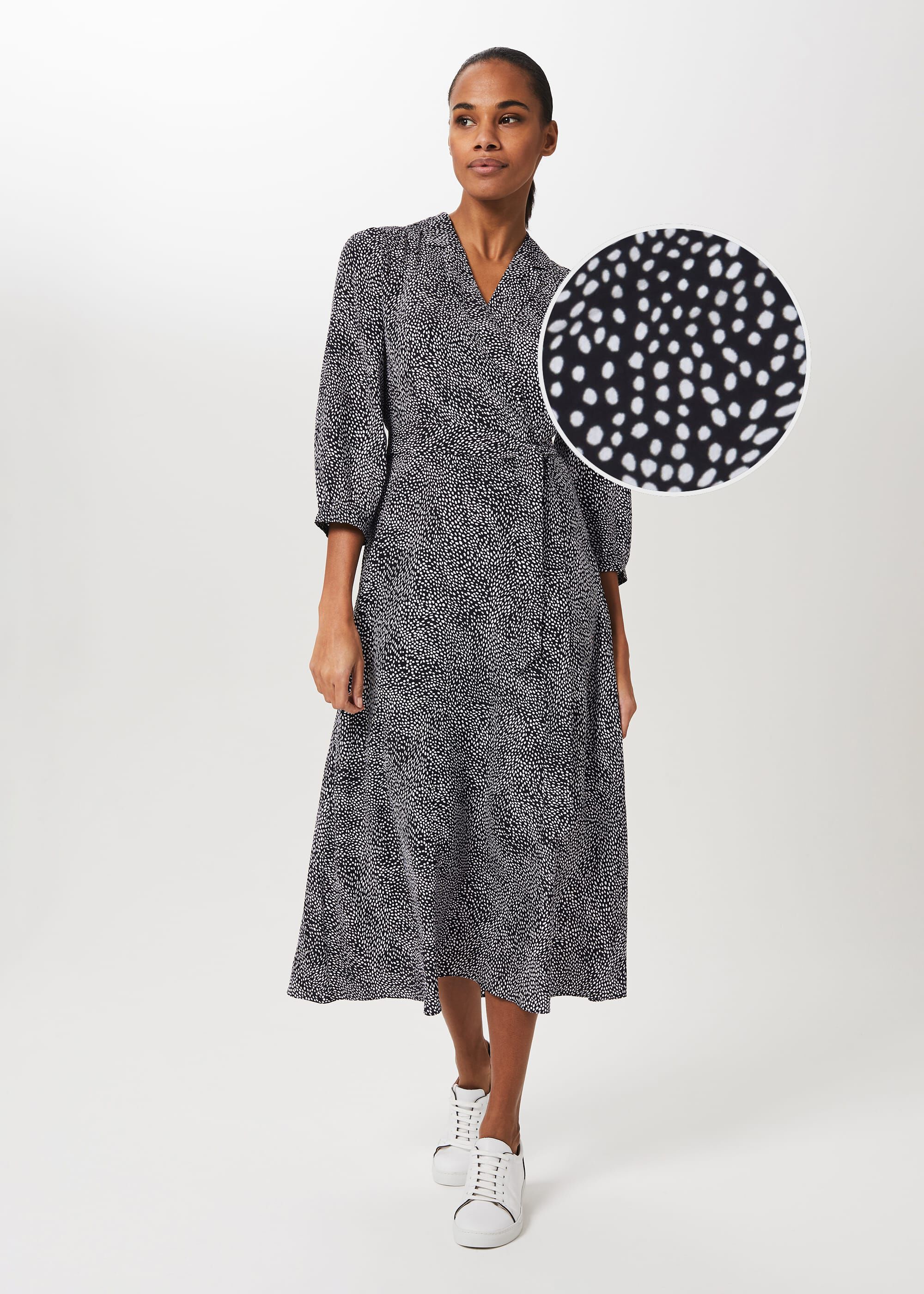 Wrap dress hobbs top