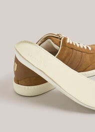 Khloe Suede Trainers, Tan, hi-res