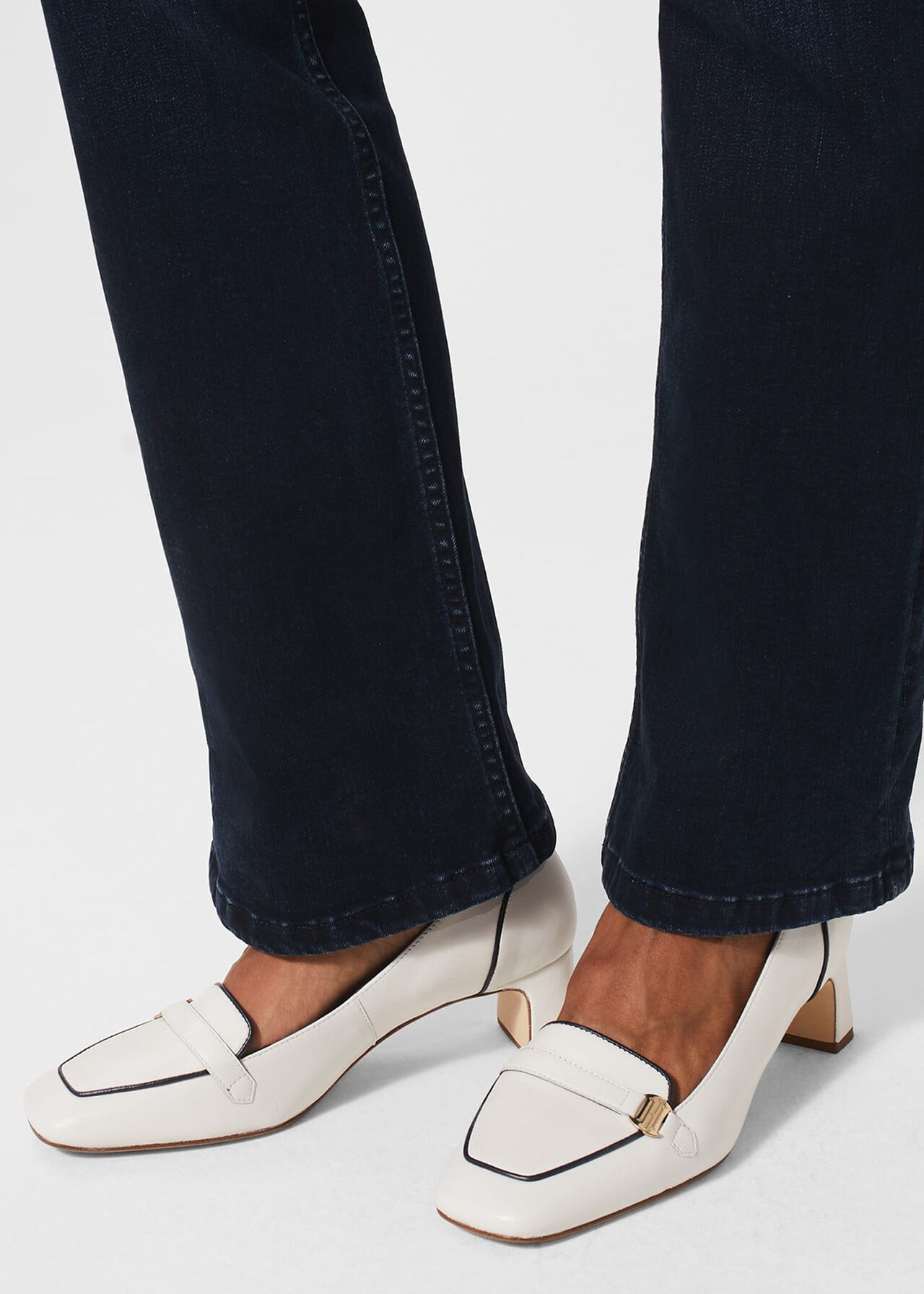 Carolina Block Heel, Navy, hi-res