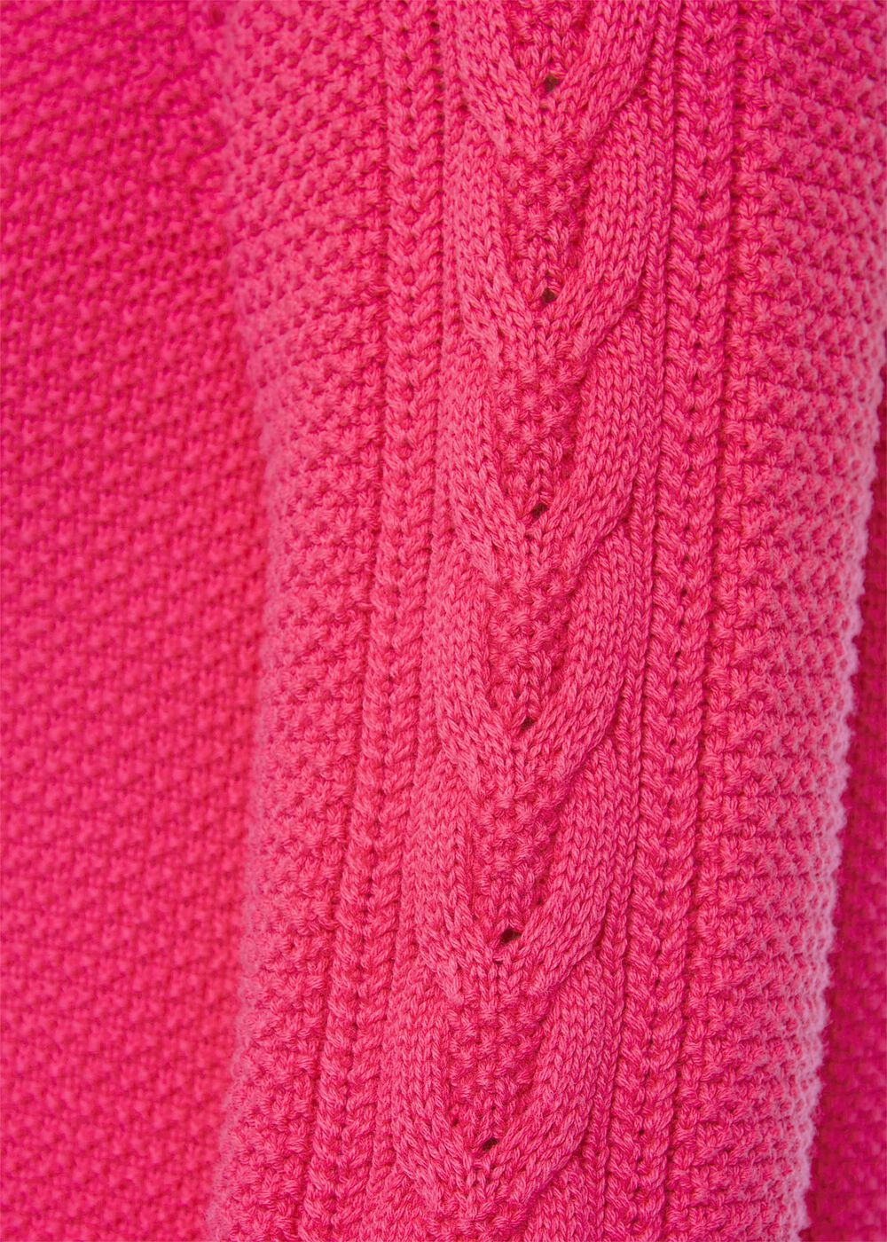 Camilla Cotton Sweater, Azalea Pink, hi-res