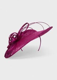 Harriet Fascinator, Magenta Purple, hi-res