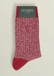 Boot Single Socks, Red Multi, hi-res