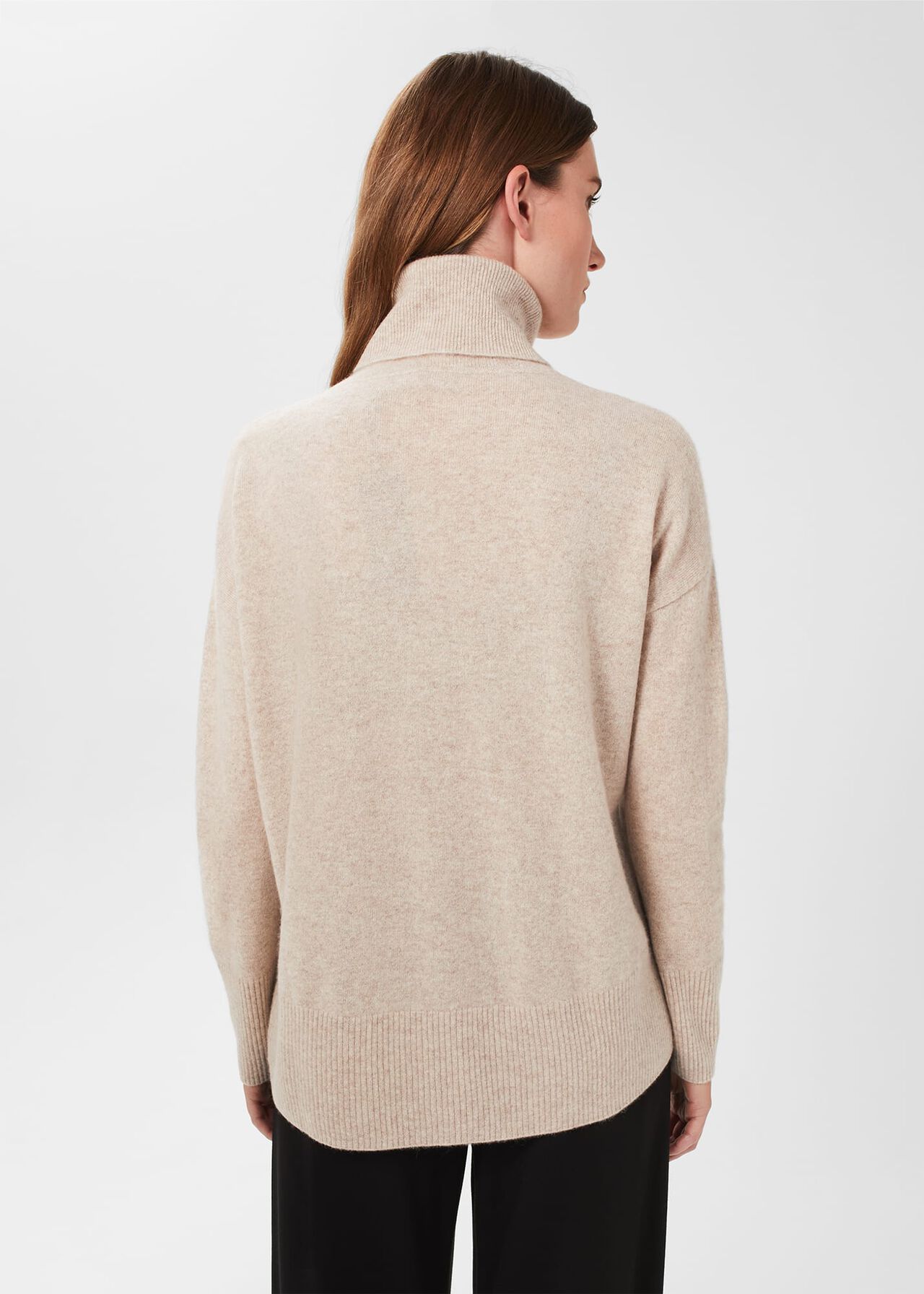 Dahlia Cashmere Sweater, Oatmeal, hi-res
