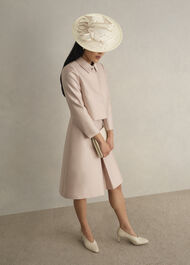 Ottilie Fascinator, Ivory Oyster, hi-res