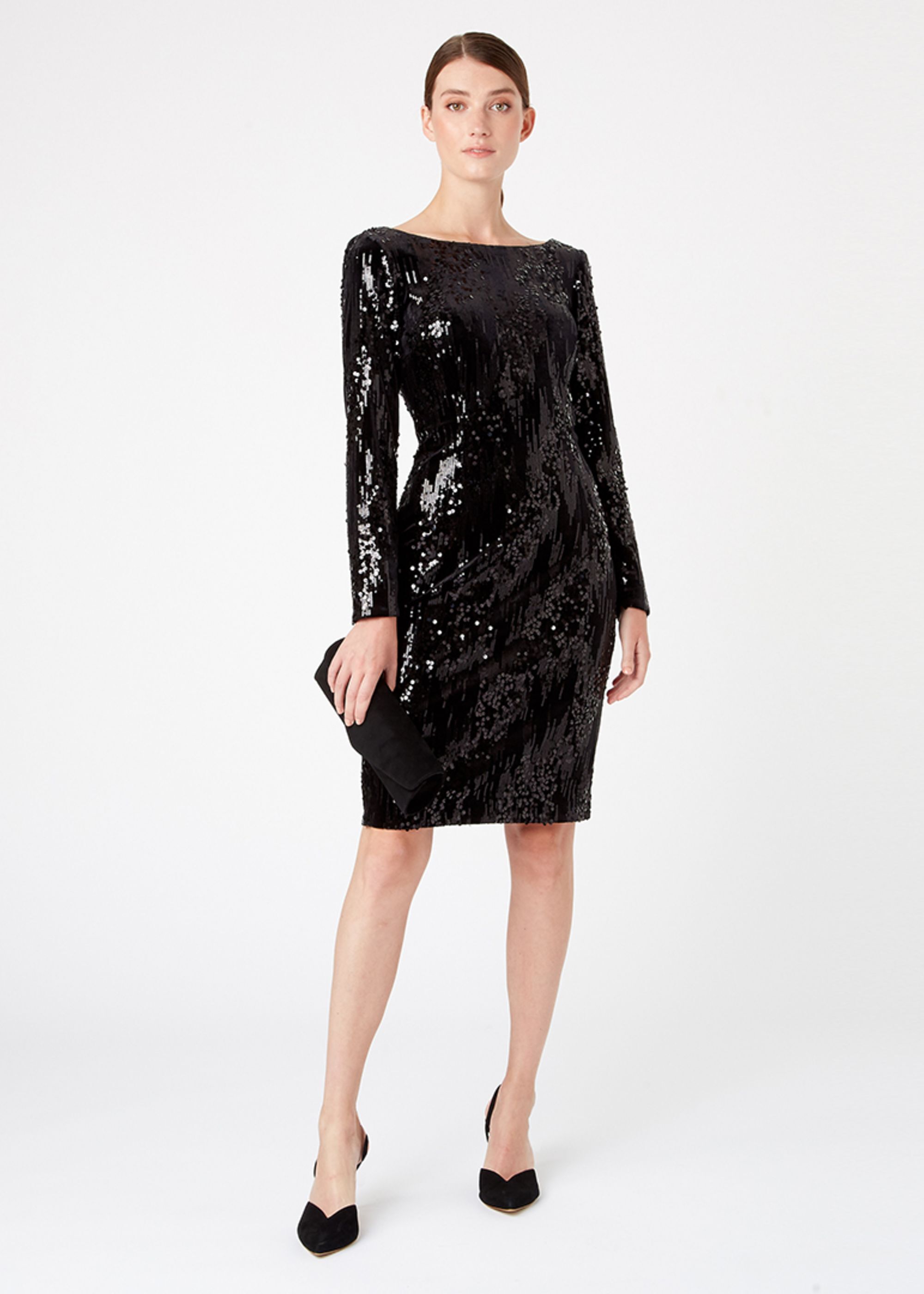 hobbs sawyer velvet dress
